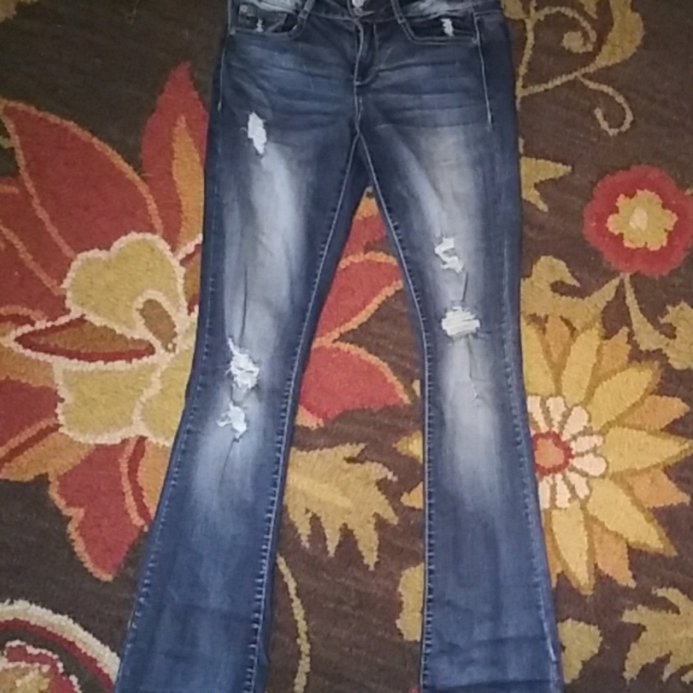BOGO !!Mudd FLXStretch Skinny Bootcut Ripped Jeans